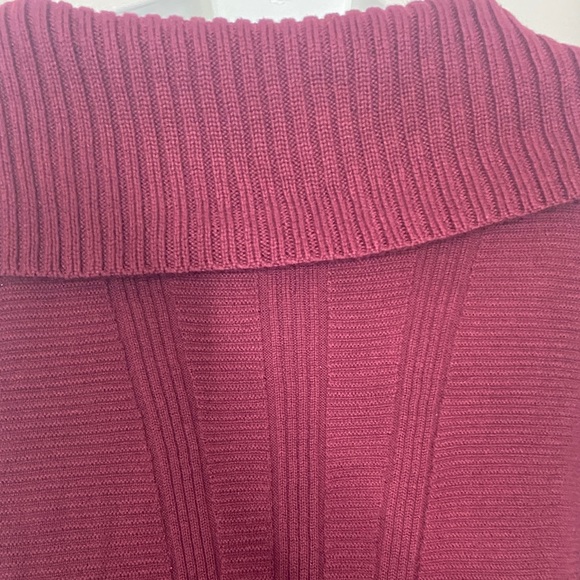 Style & Co. Burgundy Cowl Neck Sweater - Picture 9 of 10